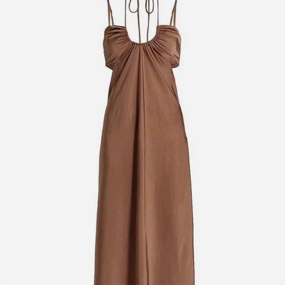 Sienna Strappy Satin Slip Dress